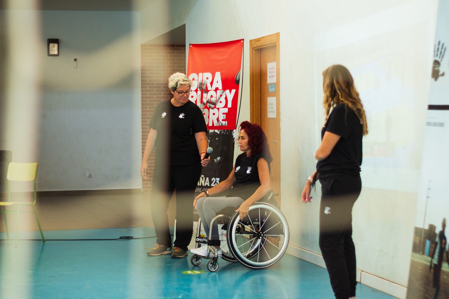 Tudela recibe en exclusiva los dos proyectos solidarios principales de Patricia García: Rugby Libre y Rugby&Values